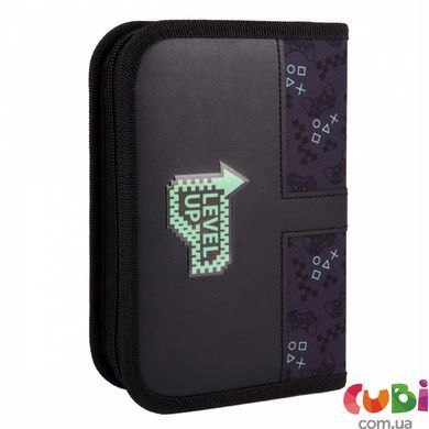 Пенал твердий YES одинарний з двома клапанами HP-04 Game On! (533629)