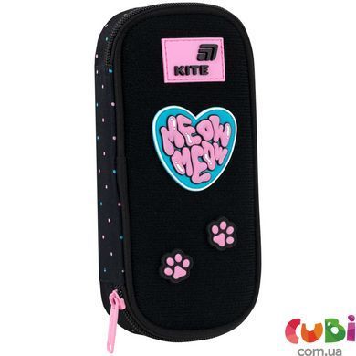 Набір рюкзак + пенал +сумка для взуття Kite 724 Pretty Kitty (SET_K26-724S-1), Чорний