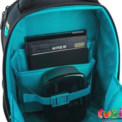 Рюкзак Kite Education каркасний 555 Play the Game (K26-555S-9), Чорний
