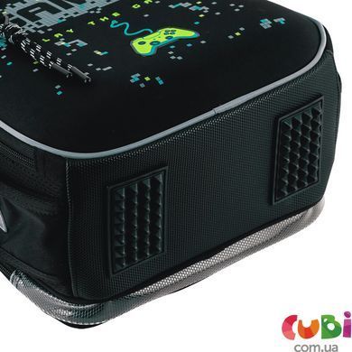 Рюкзак Kite Education каркасний 555 Play the Game (K26-555S-9), Чорний
