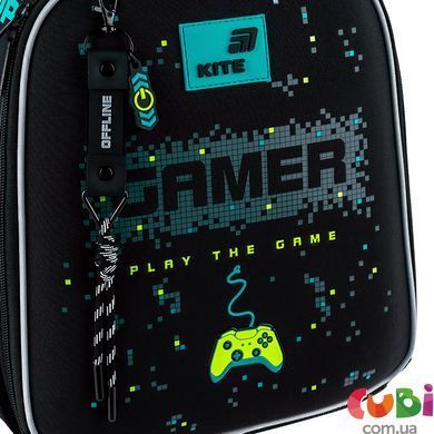 Рюкзак Kite Education каркасний 555 Play the Game (K26-555S-9), Чорний