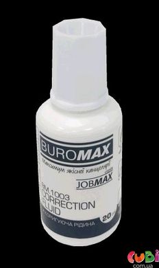 Корректирующая жидкость с кисточкой 20 мл, JOBMAX (BM.1003)