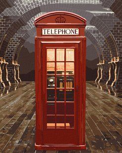 Набор для росписи по номерам WB Harry Potter: Магический вход 40х50см (KHO5234)