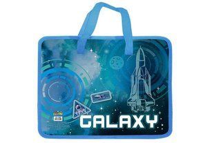 Папка пластиковая с текстильными ручками KIDIS, Galaxy, 13090