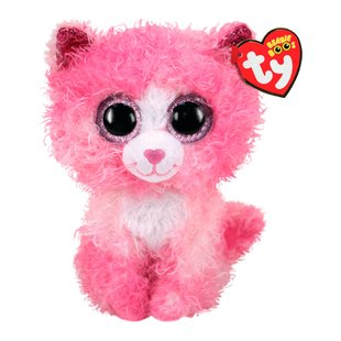 Игрушка мягконабивная TY Beanie Boo's 36308 Розовый котенок "Reagan" 15см