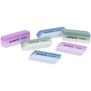 Гумка кольорова Kite Rainbow, асорті (K25-103)