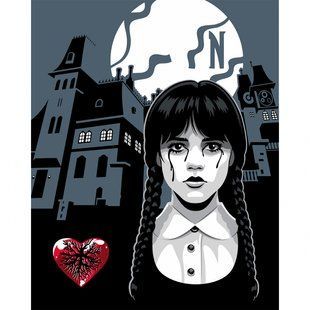 Картина по номерам SANTI Wednesday. Nevermore Academy, 40 50см, 955059