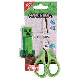 Ножиці Yes Minecraft 13см з гумовими вставками