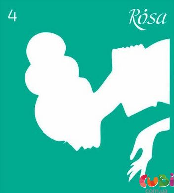 Трафарет многоразовый самоклеящийся ROSA TALENT №4 (3625104)