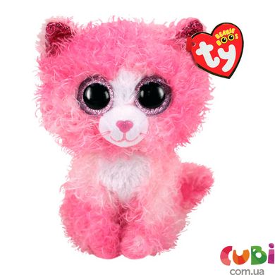 Игрушка мягконабивная TY Beanie Boo's 36308 Розовый котенок "Reagan" 15см