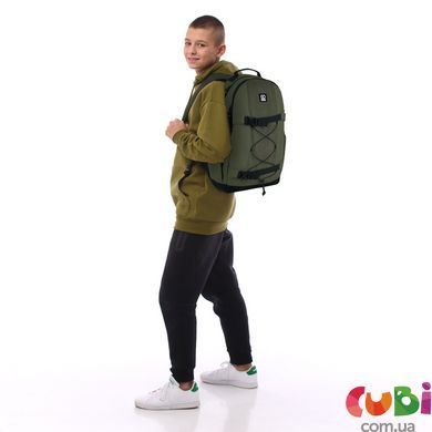 Рюкзак GoPack Education Teens 186, Цвет Хаки, комбинированый