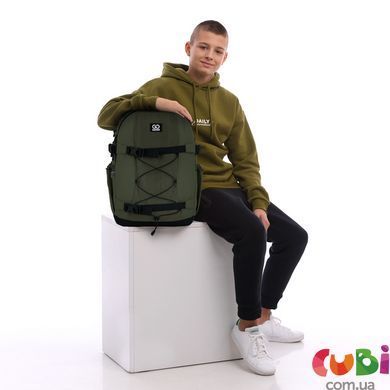 Рюкзак GoPack Education Teens 186, Цвет Хаки, комбинированый
