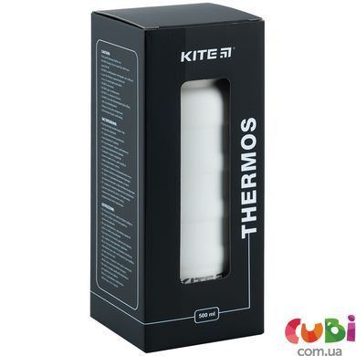 Термос Kite 500 мл, білий (K24-1204-1)