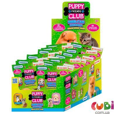 Фигурка-сюрприз COOL THINGS серии "Puppy Club" - МЯУ-ГАВ КОМАНДА (в асс.) (PC062), комбинированый