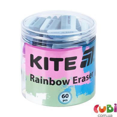 Гумка кольорова Kite Rainbow, асорті (K25-103)