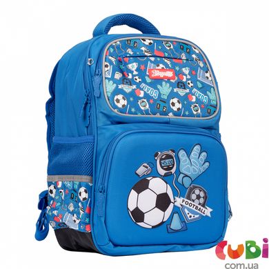 Рюкзак школьный 1Вересня S-105 "Football", синий (558307)