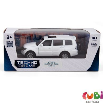 Автомодель - MITSUBISHI PAJERO 4WD TURBO (белый)