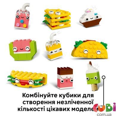 Конструктор Lego Classic Творчі друзі з їжею (11039), комбінований
