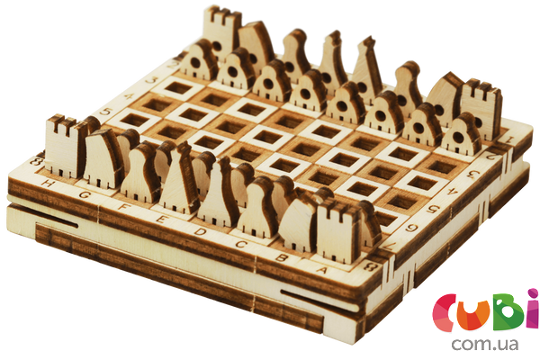 Конструктор деревянный Mr.Playwood Игра Шахматы (10306)