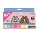 Мел цветной Yes "Pusheen", 9 штук, JUMBO (400562)
