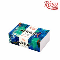 Набор Краски акриловых красок COLOR 6x10мл, ROSA START (322111001)