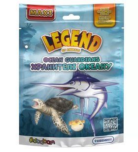 Стретч-іграшка у вигляді тварини серії LEGEND OF ANIMALS МАКСІ - ХРАНИТЕЛІ ОКЕАНУ (в дисп.) (106/CN24), комбинований