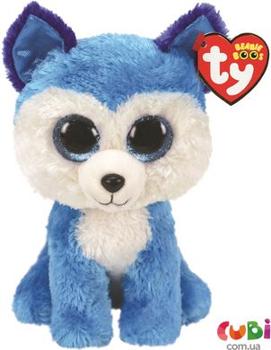 Дитяча іграшка м’яконабивна TY Beanie Boo's 36310 Блакитний хаскі "PRINCE" 15см
