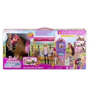 Набір Barbie Прекрасна стайня для конячки, HXJ44, комбінований