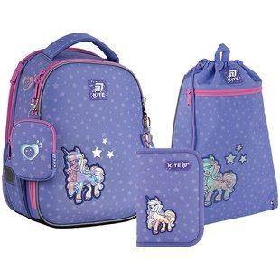 Школьный набор Kite Education My Little Pony SET_LP25-555S (рюкзак, пенал, сумка для обуви), комбинированый