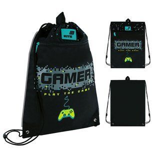 Сумка для взуття Kite 601M Play the Game (K26-601M-10), Чорний