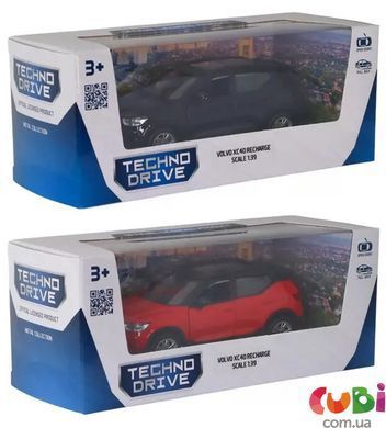 Автомодель &ndash; VOLVO XC40 (червоний, чорний)