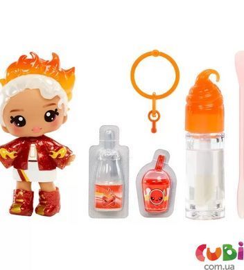 Игровой набор с куклой и блеском для губ YUMMILAND (ЯММИЛЕНД) S2 &ndash; КОРИЦА АМБЕР, комбинированый