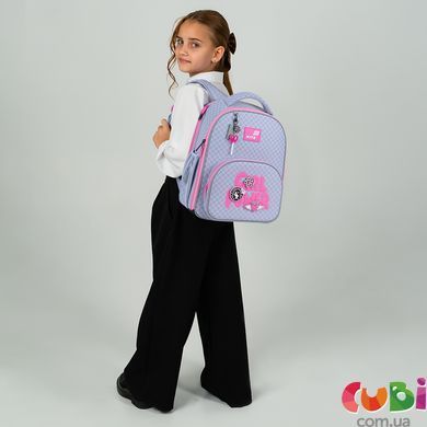 Рюкзак Kite Education каркасный 556 Girl's Power (K26-556M-1), сірий