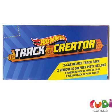 Большой набор дорожек для трека с 2 машинками серии Track Creator Hot Wheels (JDW42)