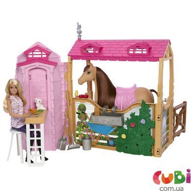 Набор Barbie Великолепный конный клуб для лошадки, HXJ44, комбинированый