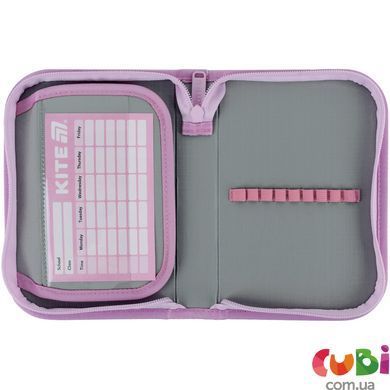 Пенал Kite Hello Kitty HK25-621, без наполнения, одно отделение, один отворот, комбинированый
