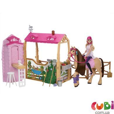 Набор Barbie Великолепный конный клуб для лошадки, HXJ44, комбинированый