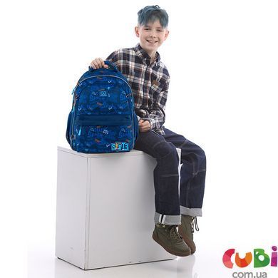 Рюкзак GoPack Education 182M Crazy Skate, комбінований