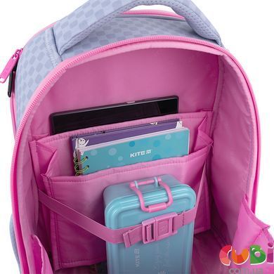 Рюкзак Kite Education каркасный 556 Girl's Power (K26-556M-1), сірий