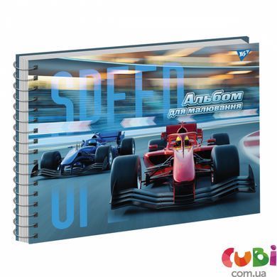 Альбом для малювання Yes А4 40арк./100 спіраль Racing виб.гібрід.лак (130575)