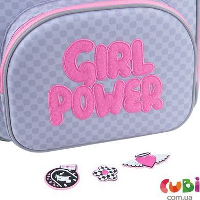 Рюкзак Kite Education каркасный 556 Girl's Power (K26-556M-1), сірий