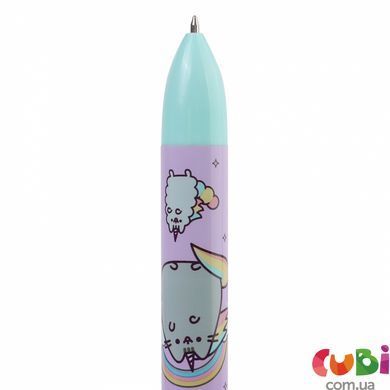 Ручка шариковая Yes "Pusheen" 0,7 мм автоматическая, 6 цветов (412246)
