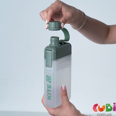 Бутылка для воды Kite, 450 мл, зеленая (K25-1239-3)