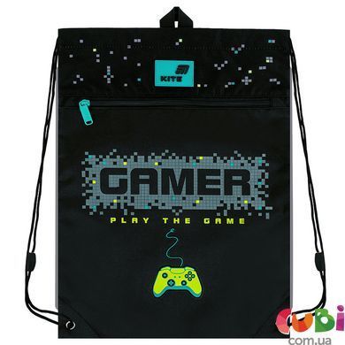 Сумка для обуви Kite 601M Play the Game (K26-601M-10), Чорний