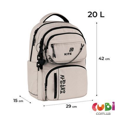 Рюкзак Kite Education teens 2594M-1 (K26-2594M-1), Бежевий