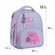 Рюкзак Kite Education каркасный 556 Girl's Power (K26-556M-1), сірий