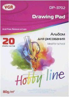 Альбом на пружині для художніх робіт (акварель, гуаш, пастель), А3, 20 аркушів, 160 г м2. (QS5503A3)