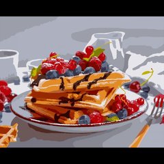 Картина по номерам SANTI Соблазнительный завтрак 40 50 см, 954509