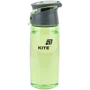 Бутылочка для воды Kite, 550 мл, зеленая (K25-401-3), зелений, сірий