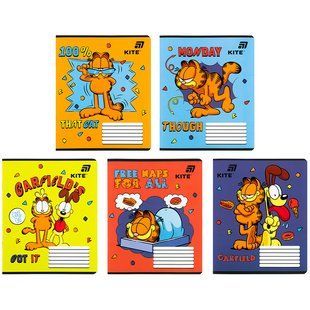 Зошит шкільний Kite Garfield (GF26-234), 12 аркушів, лінія